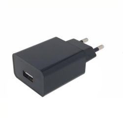 Usb oplader 2A zwart