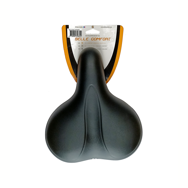 Selle Comfort zadel E-Bike Soft medium zwart, zonder strop