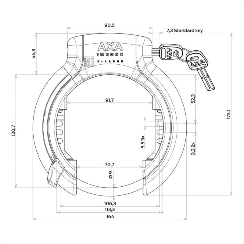 Axa Imenso X Large ringslot