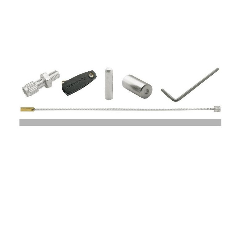 Elvedes Reparatie binnenkabel XL 2.50m. uni. met draadeind en inbus