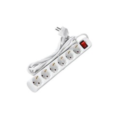 Stekkerdoos wit 5M, met...