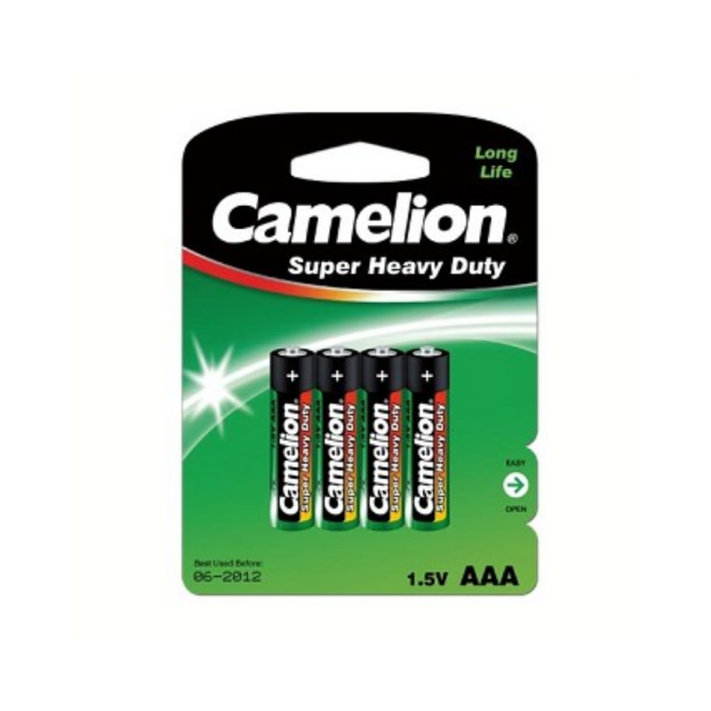 Camelion AAA batterijen zink-carbon per 4 stuks