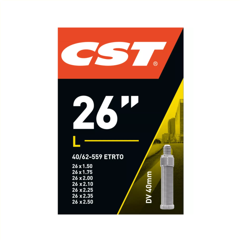 CST Binnenband 26x1,75-1.90-2.30 ETRTO 40/62-559