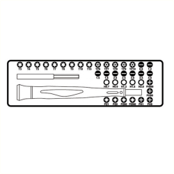 Beta Easy Micro schroevendraaier set 36 delig