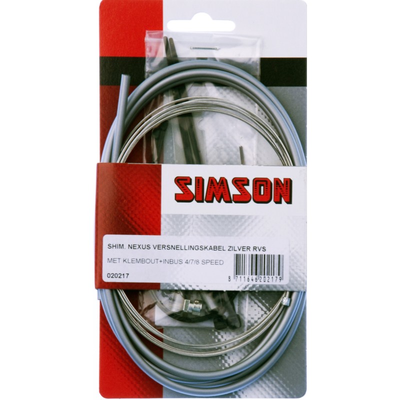 Simson Versnellingskabelset compleet