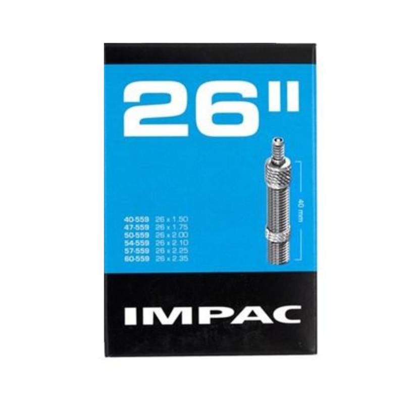 Impac Binnenband DV26 26x1.75 - 26x2.35 Ventiel: Dunlop Blitz/Holland 40mm