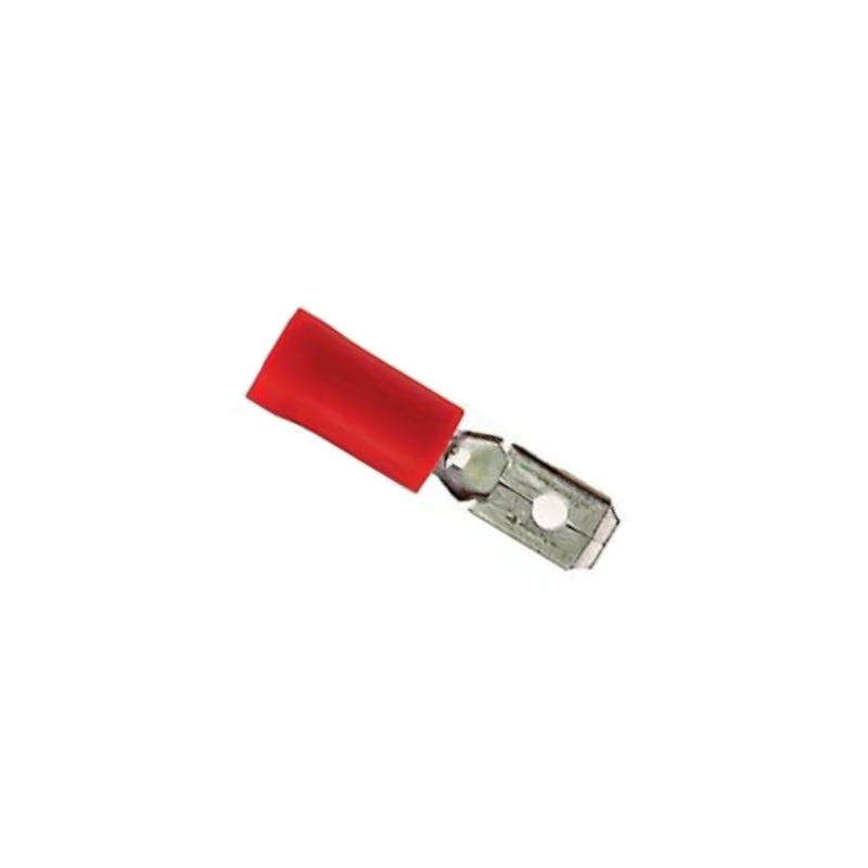 Kabelschoen plat, mannetje 2.8mm. Per 25