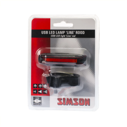 Simson USB LED-koplamp 'line'