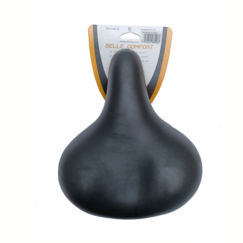 Selle Comfort zadel Retro medium zwart