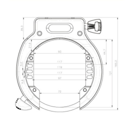 Abus ringslot Amparo slot 4650XL R