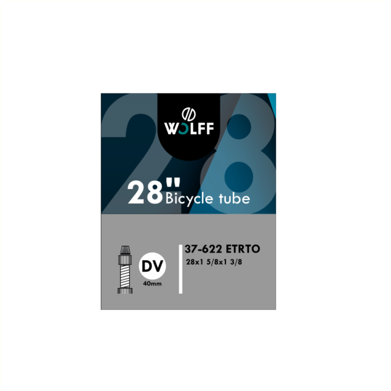 WOLFF Binnenband 28x1 3/8 ETRTO 37-622, Ventiel: Hollands ventiel 40mm