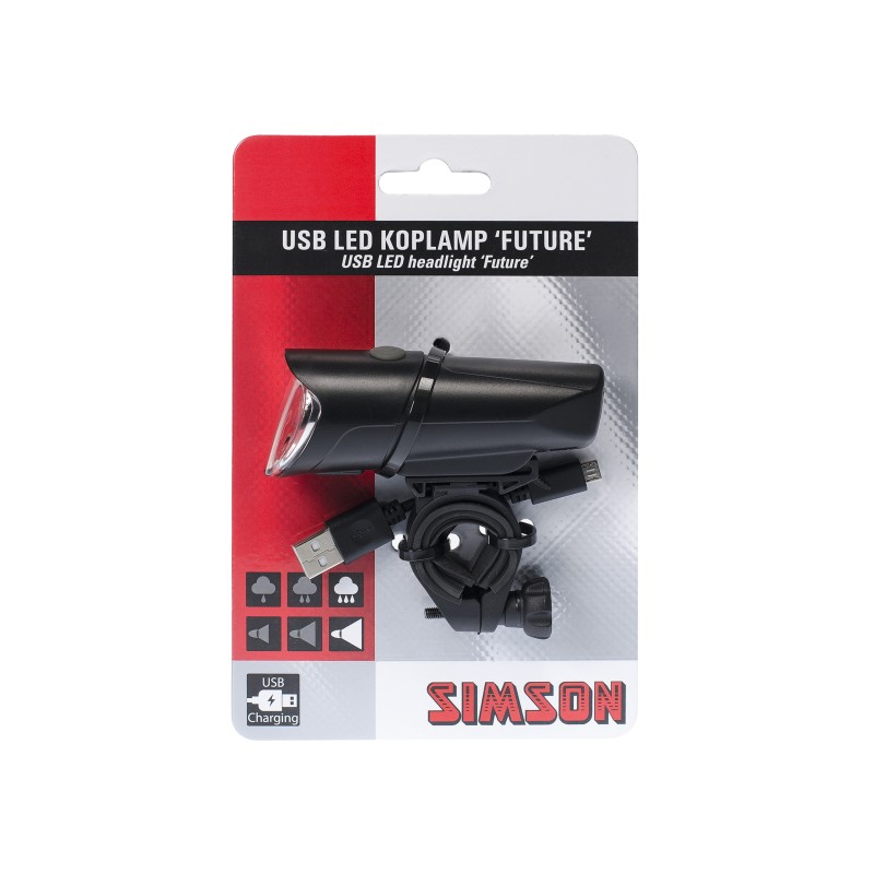 Simson USB LED koplamp 'Future'