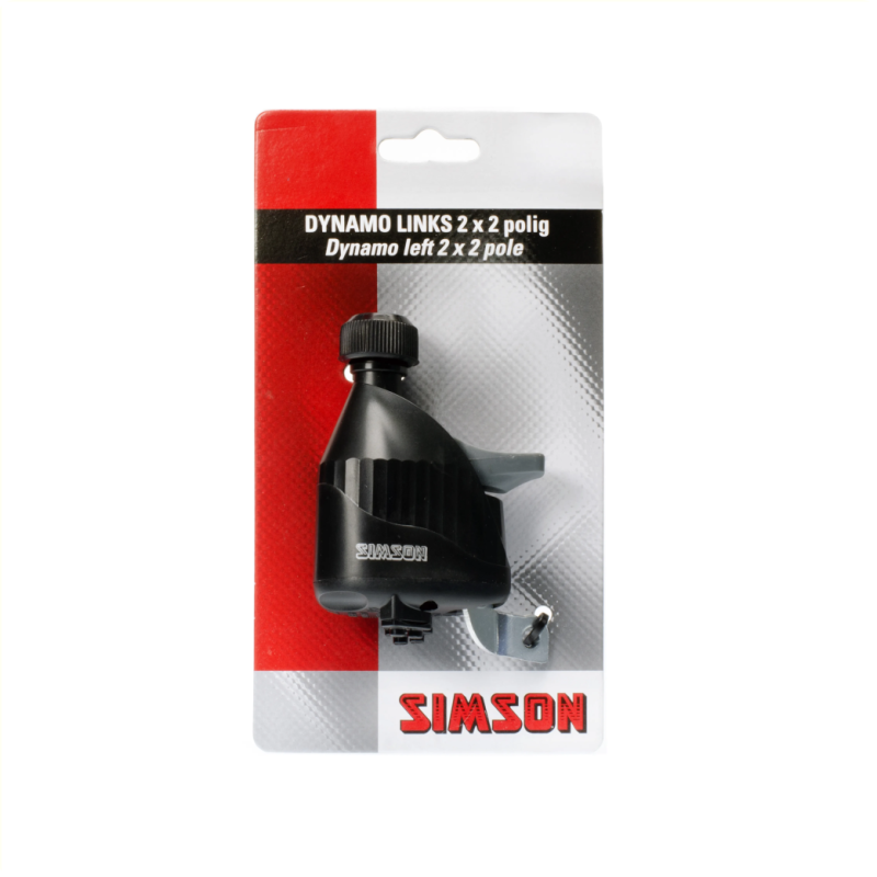 Simson Dynamo links met rubber loopwiel