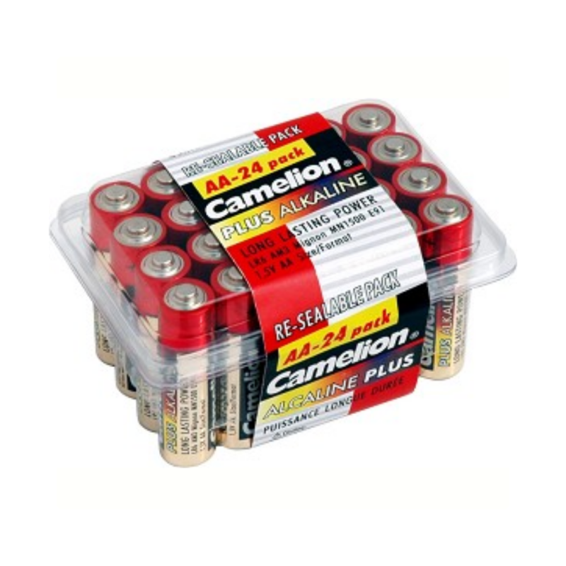 Camelion AA Alkaline batterijen per 24
