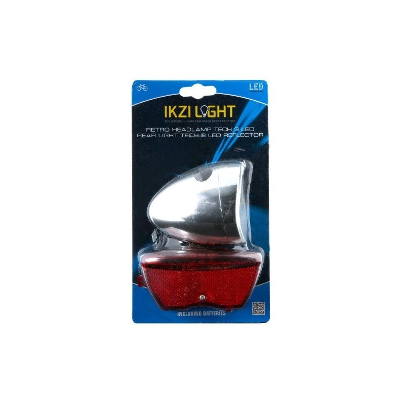 IkziLight koplamp Retro 3xLED