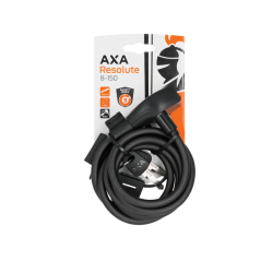 Axa Resolute 8-150 kabelslot Zwart