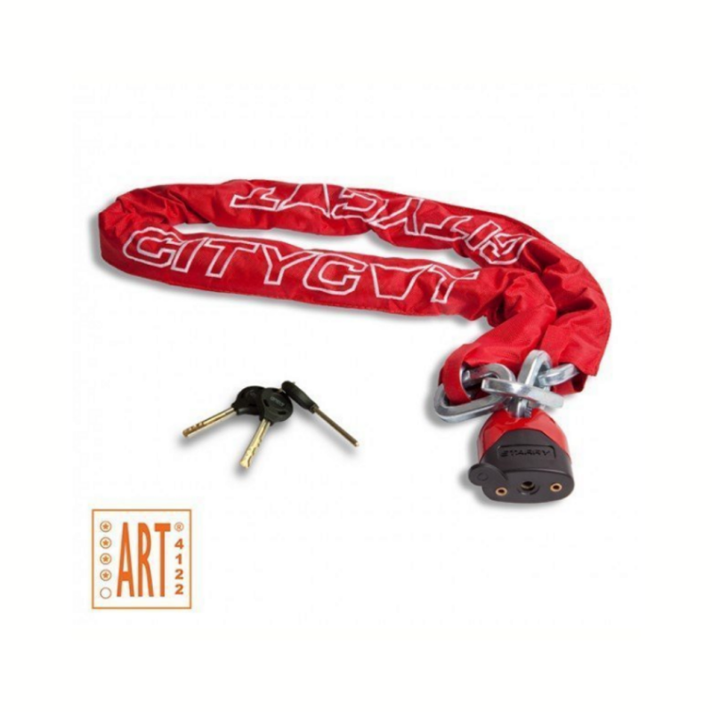 Slot ketting City Cat 120cm met hangslot