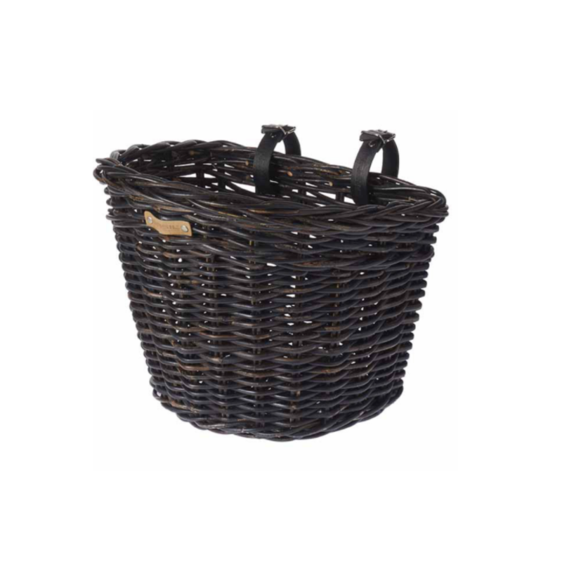 Basil Darcy L, rotan fietsmand
