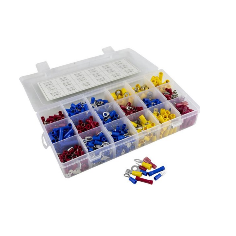 Kabelschoen assortiment, 270 stuks in opbergbox
