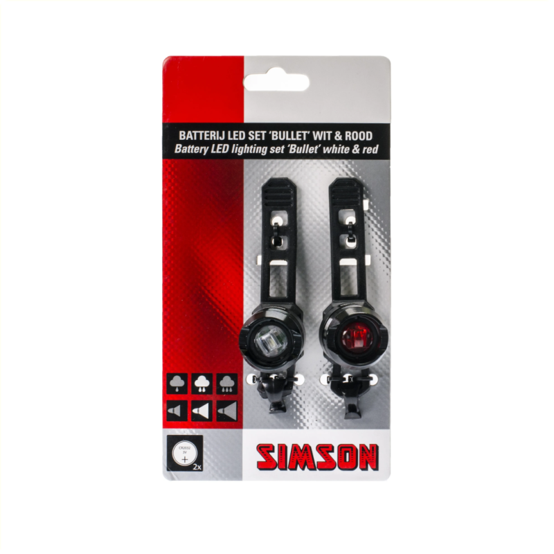 Simson Batterij LED set ''Bullet''