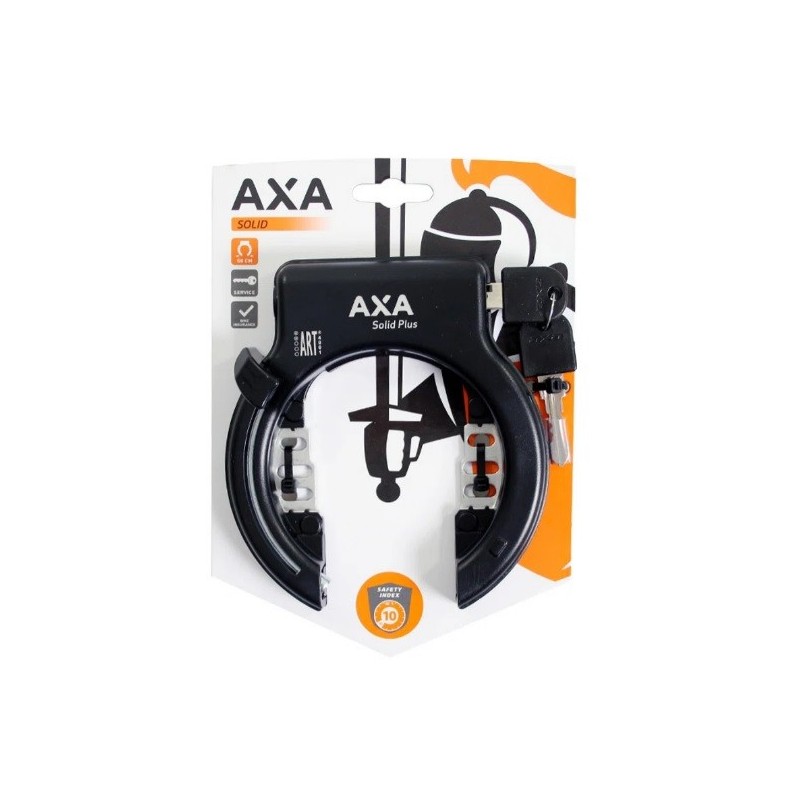 Axa Solid+ ringslot Zwart
