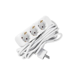 Stekkerdoos wit 1,5M, met...