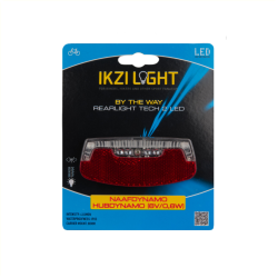 IkziLight achterlicht By The Way 2xLED naafdynamo