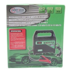 Acculader 220V / 6-12V 6A