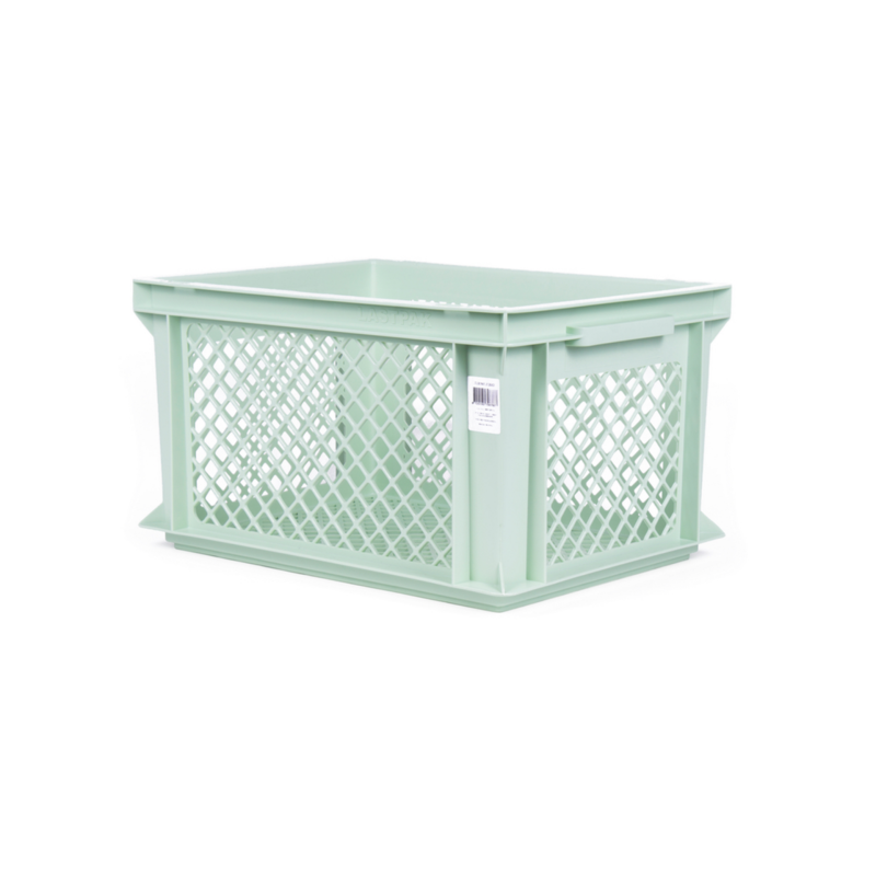 krat PVC mintgroen 26L