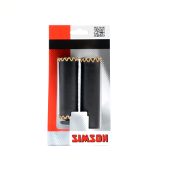 Simson Handvatten Leder zwart
