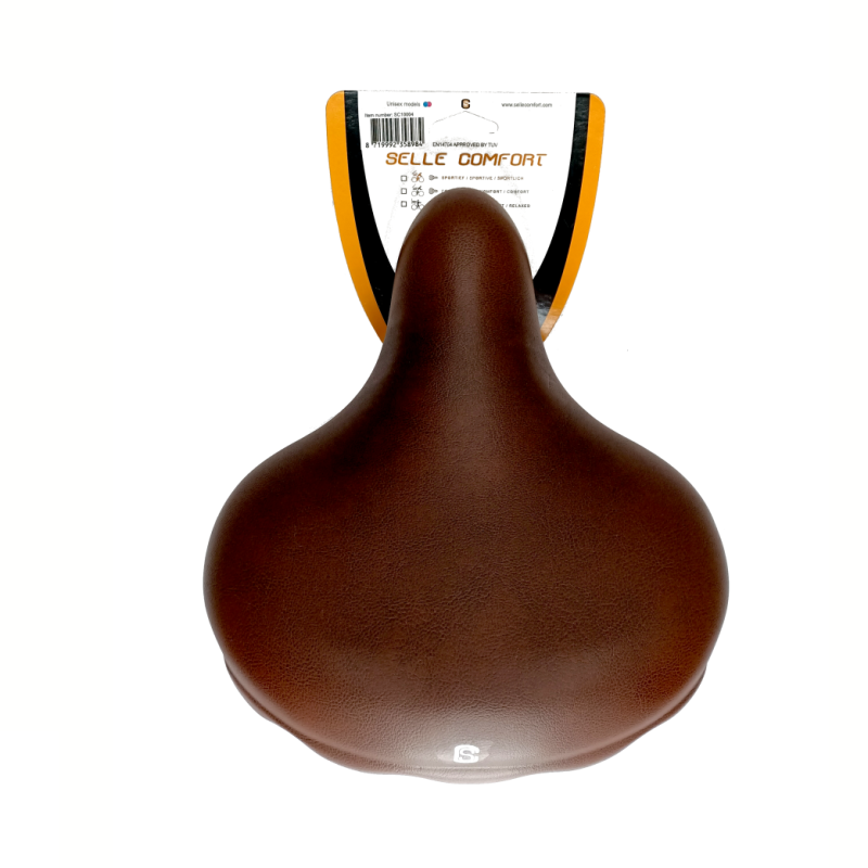 Selle Comfort zadel bruin zonder strop