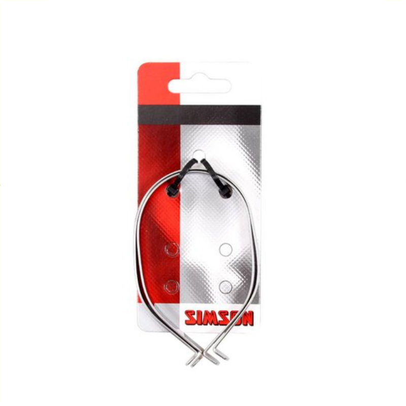 Simson Broekklemmen Metaal met reflectie