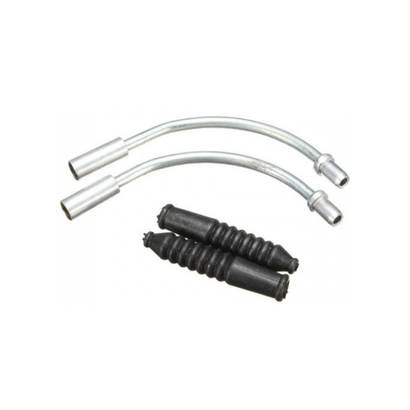 90 graden V-brake kabelpijp RVS. Per 6 stuks