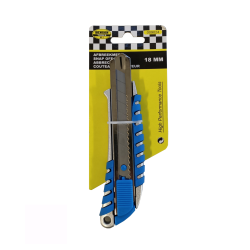Afbreekmes 18mm met softgrip