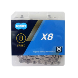KMC X8 ketting Zilver