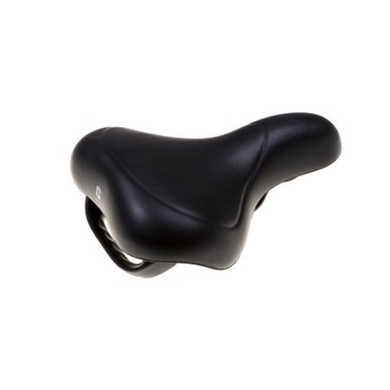 Selle Comfort zadel E-bike met handgreep zwart soft, zonder strop