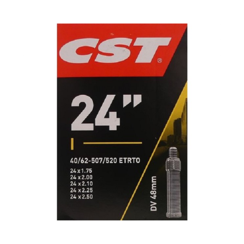 CST Binnenband 24x1.75 -2.25 ETRTO 47/62-507/520 Combi, Ventiel: Dunlop Blitz/Holland 48mm