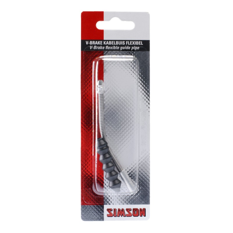 Simson Remkabelbuis V-Brake Flexibel, incl. rubber