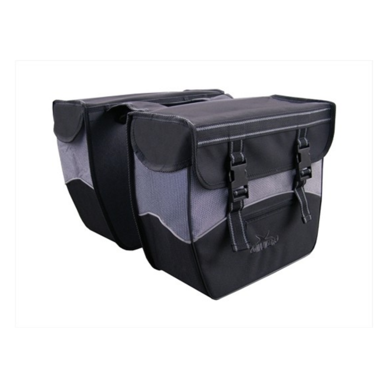 Greenlands Tas dubbel zwart-wit