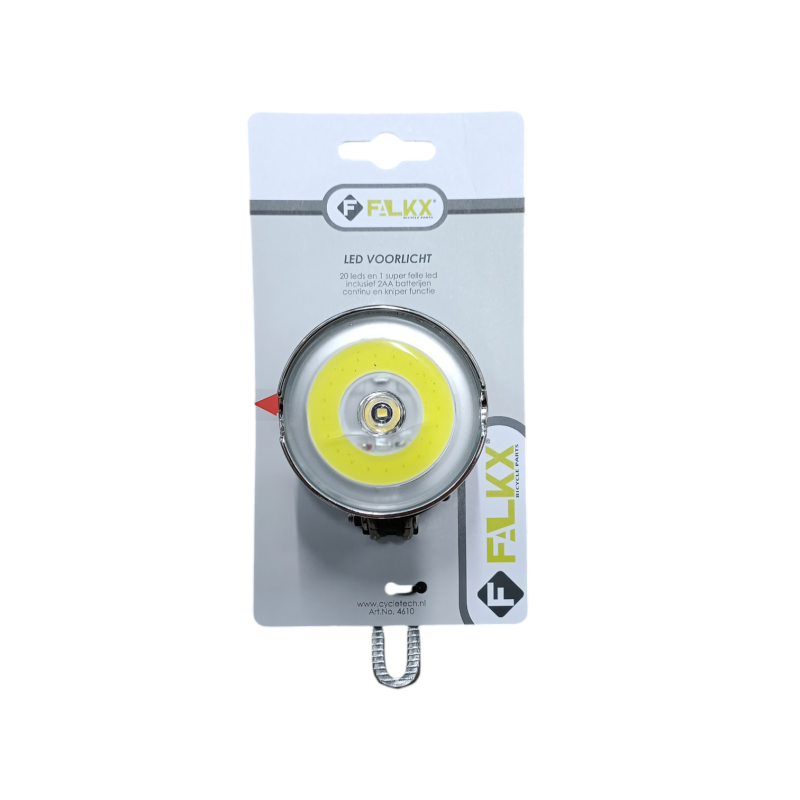 FALKX Black Star koplamp Led Batterij
