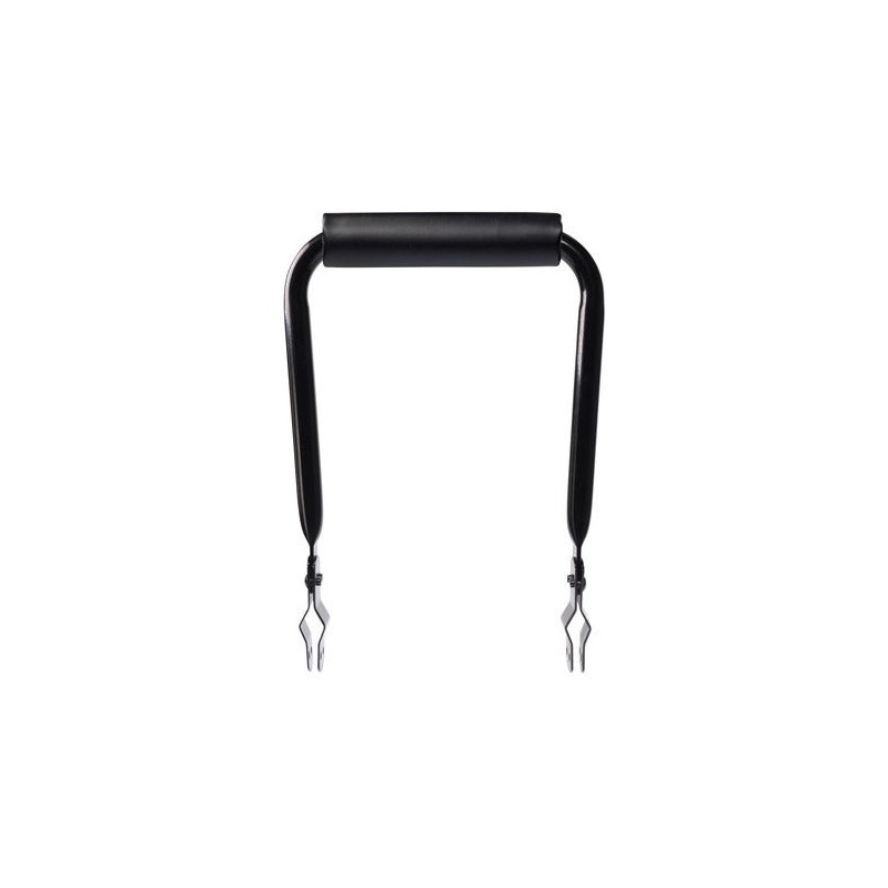 Simson bagagedrager rugsteun 14cm Zwart met vinyl rugkussen