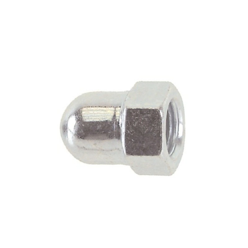 Achteras dopmoer M10x1. Per 12