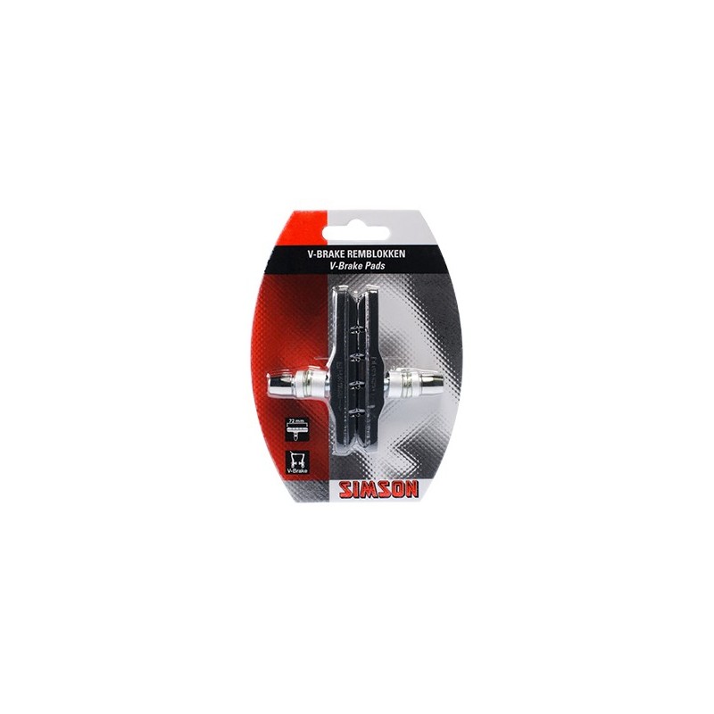 Simson remblokken V-brake 72 mm