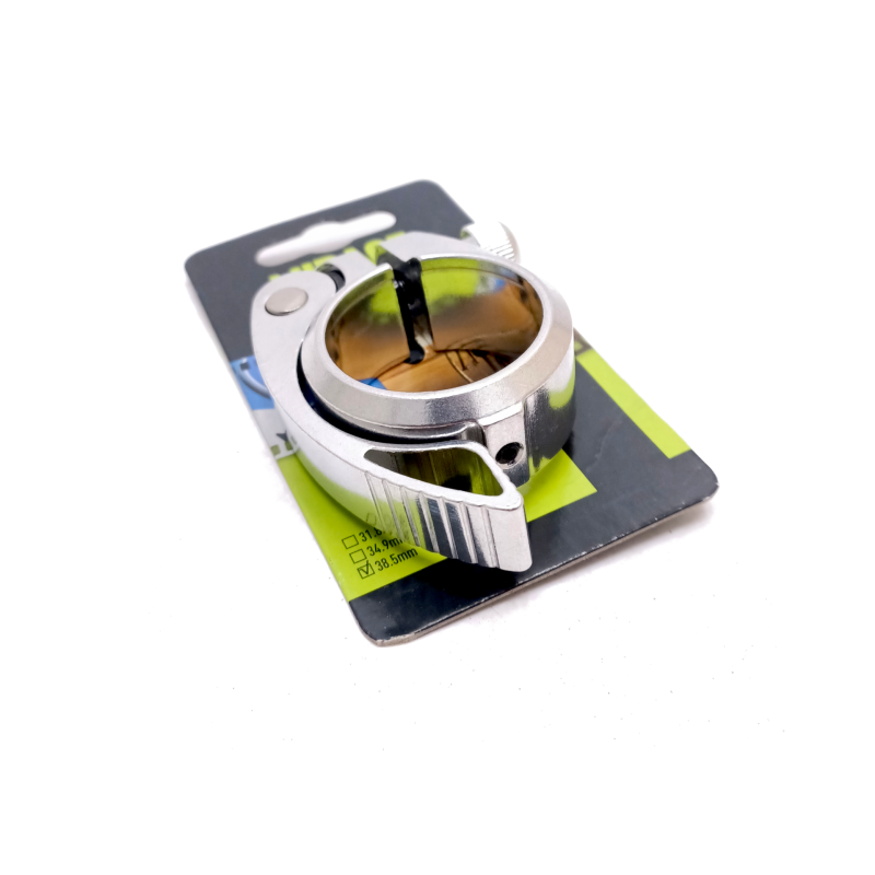 Zadelpenklem met snelspanner 38.5mm