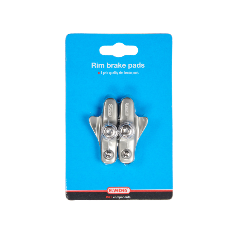 Elvedes race remblokken voor Shimano race velgremmen 55mm. Met aluminium catridge. per paar