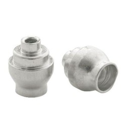 Kabelnippel aluminium Per 25