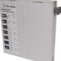 Slurf Binnenkabel RVS, peer...