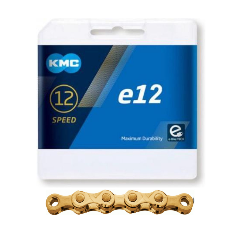 KMC e12 Ti-Ni goud ketting