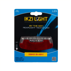 IkziLight achterlicht By The Way 2xLED met batterij E-bike