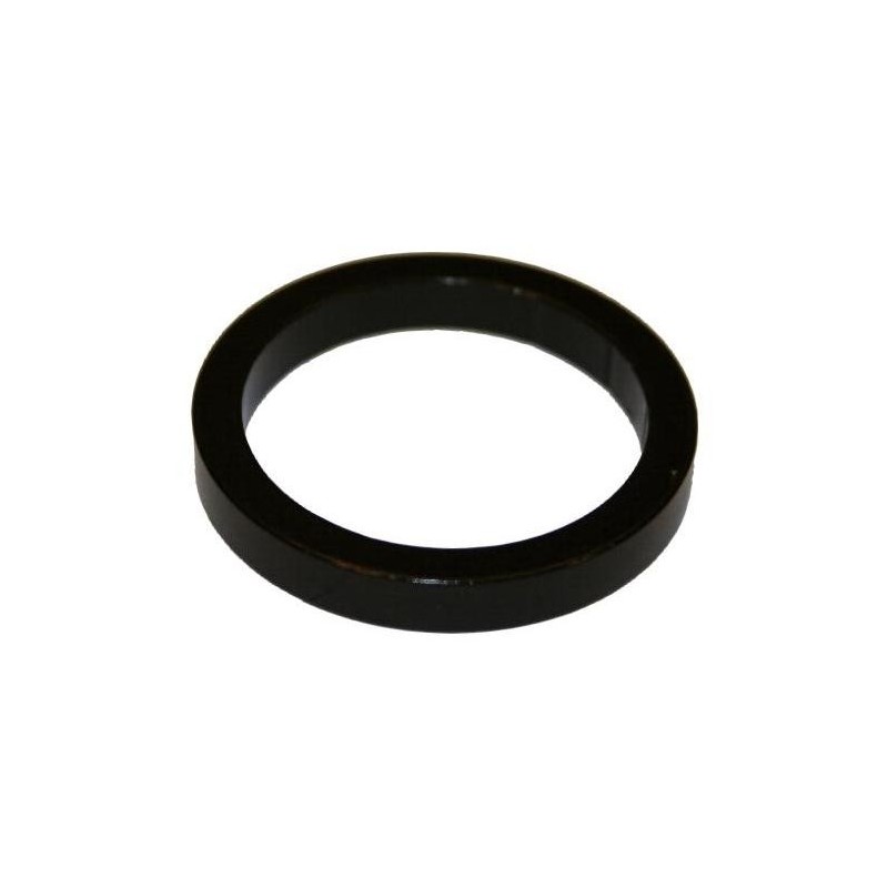 Balhoofd A-head vulring 1 1/8", hoogte 5mm. zwart, aluminium